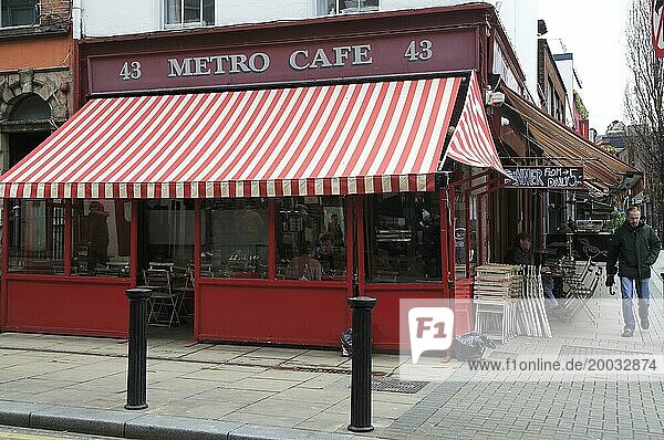 Metro Cafe  South William Street  Stadtzentrum Dublin  Irland  Irische Republik  Europa