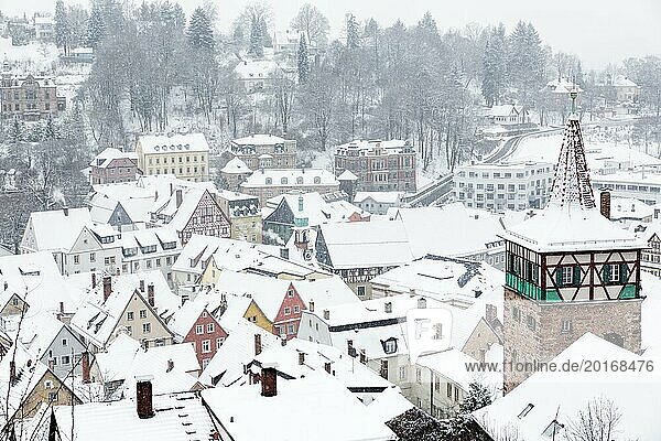 Kulmbach (Franconia) in winter