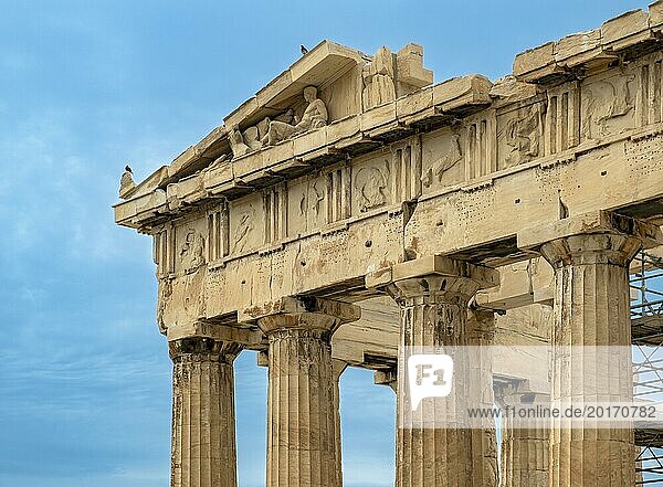 Parthenon  Acropolis of Athens  Greece  Europe