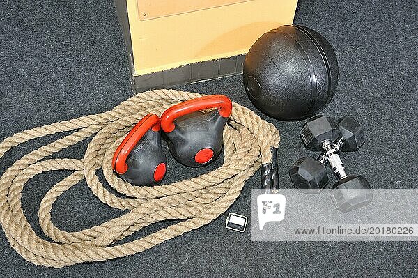 Functional  Fitness and CrossFit. CrossFit Geräte in einem Studio