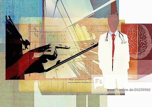 Collage zum Gesundheitswesen