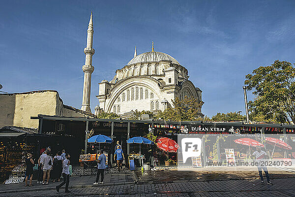 Nuruosmaniye Mosque in Istanbul; Istanbul  Turkey