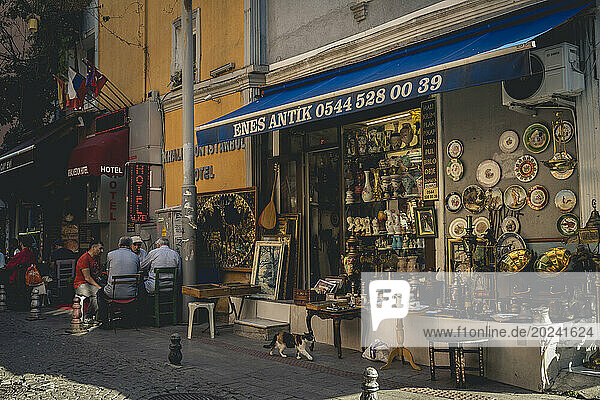 Street life in Kadikoy in Istanbul; Istanbul  Turkey
