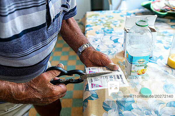 90 year old senior following laxative treatment with Macrogol.
