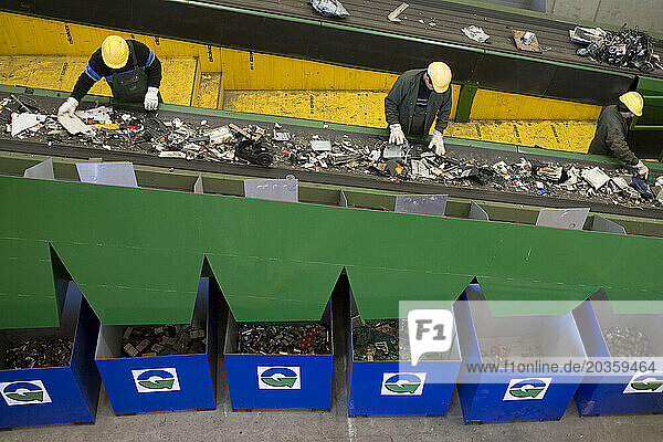 Electronics recycling facility in Amstetten  Austria