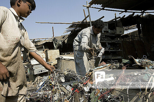 Electronics recycling in Karachi  Pakistan