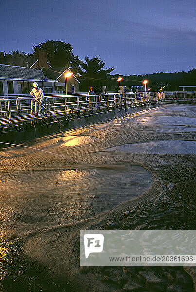 Sewage treatment plant in Maryland.