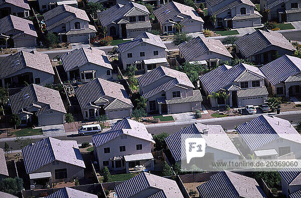 Houses  Phoenix  Arizona  USA.