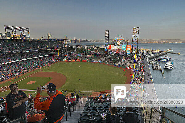 ATT Ballpark  home of San Francisco Giants baseball team  San Francisco  California  USA