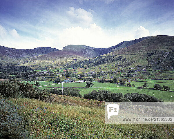 United Kingdom. Wales. Snowdonia. Gwynedd. Landscape. Near Talysarn.