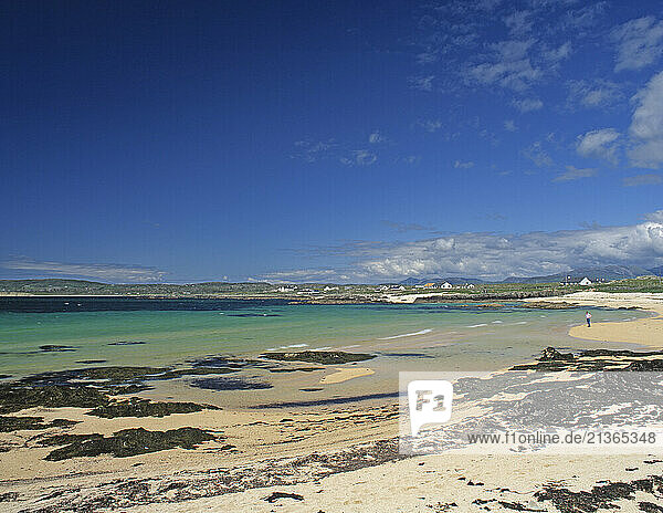 Ireland. County Galway. Connacht. Beach.