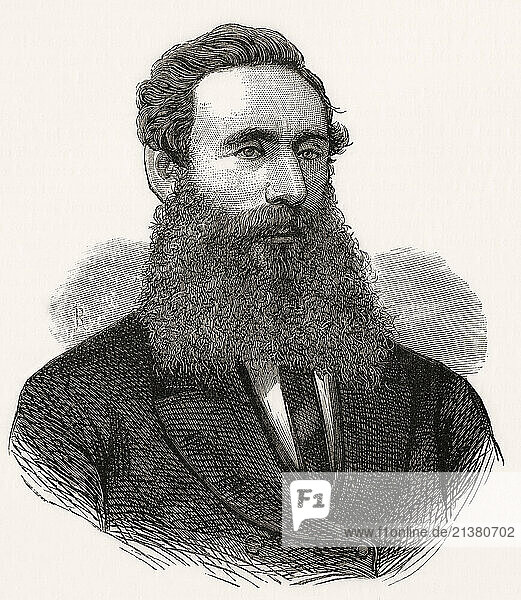Anthony John Mundella  1825 – 1897. English manufacturer and later a Liberal Party MP and Cabinet Minister. From Cassell s Illustrated History of England  published c. 1880.