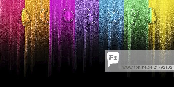 Weihnachten Plätzchen Urlaub Grußkarte  Weihnachten Grußkarte  Neujahr bunte Glitter Hintergrund  3d Cookies Weihnachten Poster