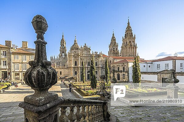 Cathedral of Santiago de Compostela (Cathedral of Saint James of Compostela)  UNESCO  Santiago de Compostela  Galicia  Spain