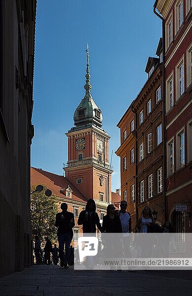The Castle  Warsaw  Poland  Europe