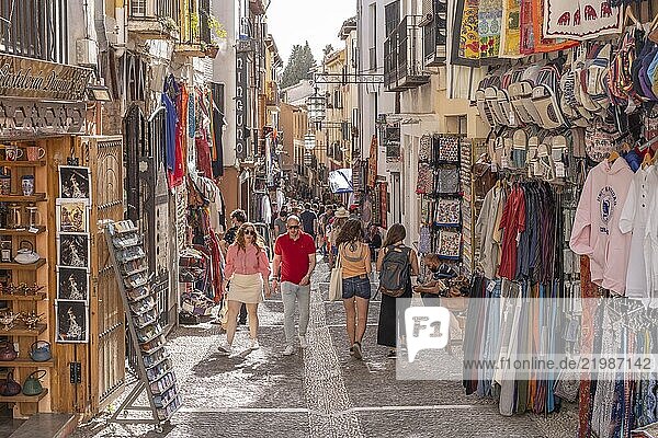 Alcaiceria  market  Granada  Andalusia  Spain
