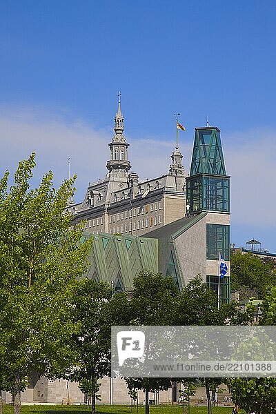 Quebec City  Canada  Seminaire  Museum of Civilization  North America  skyline