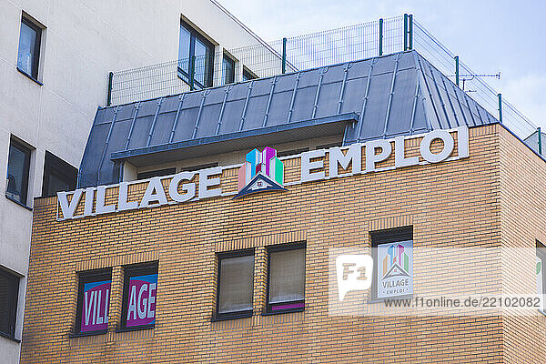 France  Ile de France  Seine-Saint-Denis  Saint-Ouen. Employment village.