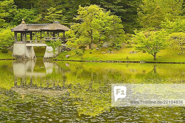 Japan  Kyoto  Shugakuin Imperial Villa  garden