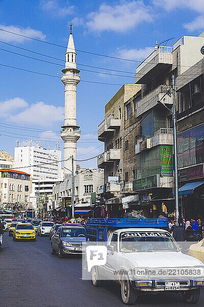 Jordan  Middle East  Amman. Grand Husseini Mosque. King Hussein Mosque. Al Husseini