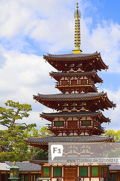 Japan  Nara  Yakushiji Temple  West Pagoda