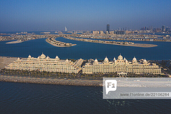 United Arab Emirates  Middle East  Dubai. The Palm Jumeirah. Raffles The Palm Dubai hotel