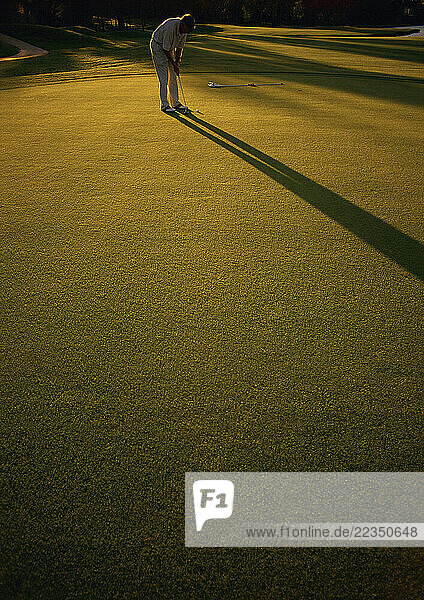 Man Golfing