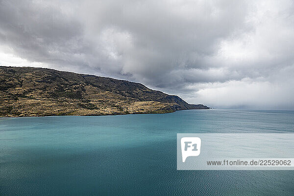Clouds over?Toro?Lake in Torres Del Paine National Park