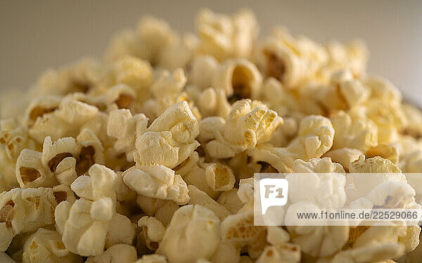 Close-up?of heap of popcorn