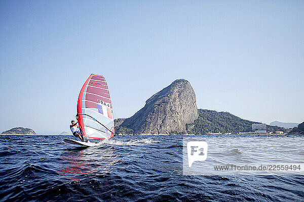 Rio de Janeiro Olympic Test Event - FÃ©dÃ©ration FranÃ§aise de Voile. RSX Women  Charline Picon.