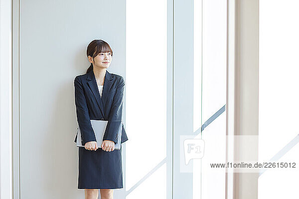 Japanese businesswoman in the office