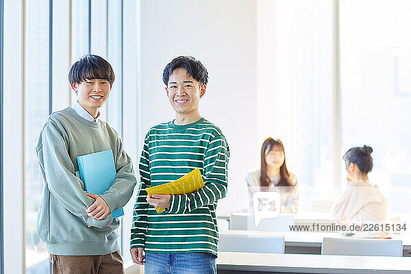 Japanese students in class