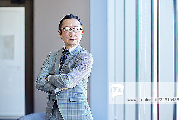 Japanese businessman in the office