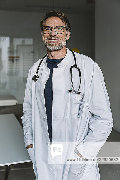 Portrait of smiling doctor