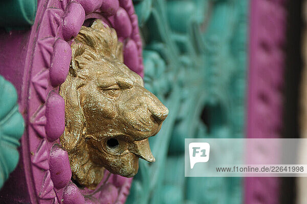 Gate detail  Central London Markets  Meat Market  Clerkenwell  London  Great Britain  UK