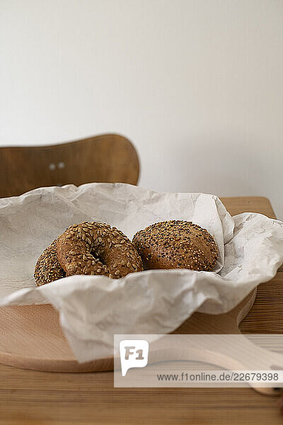 Bagel und Brötchen