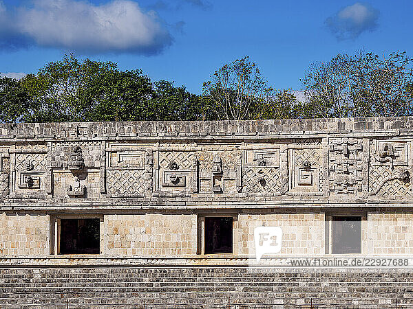 Quadrangle of the Nuns  Uxmal  Yucatan State  Mexico