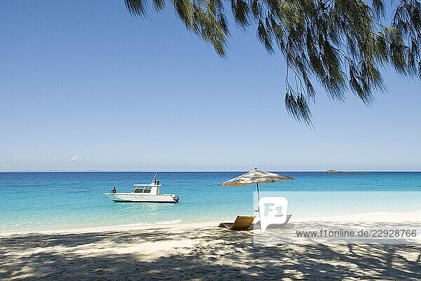Beach  Tsarabanjina island  Mitsio archipelago  Republic of Madagascar  Indian Ocean
