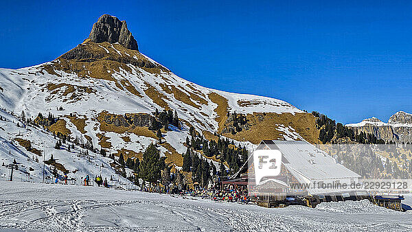 Ciampak valley over Alba  UNESCO  Dolomites  Italy