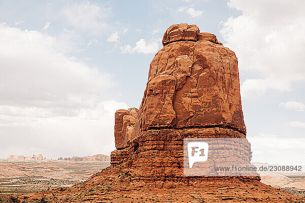 Mars Hotel Rock Formation in Moab Arches National Park
