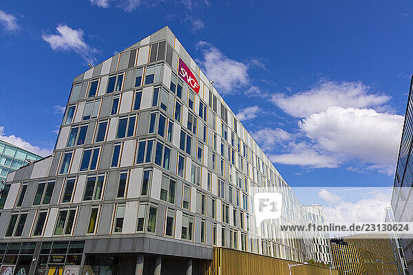 France  Hauts de France  Nord  Lille. Perspective building. Office building with SNCF regional headquarters.